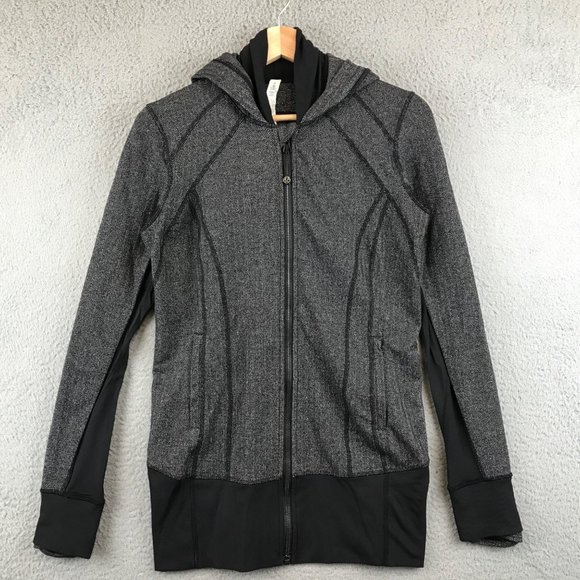 lululemon athletica Jackets & Blazers - Lululemon Daily Practice Jacket full zip Hooded size 8
